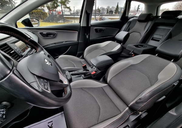 Seat Leon cena 55900 przebieg: 232000, rok produkcji 2015 z Pełczyce małe 352